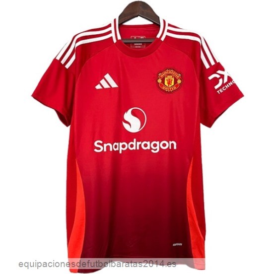 Nuevo Tailandia 1ª Camiseta Manchester United 24/25 Rojo Baratas